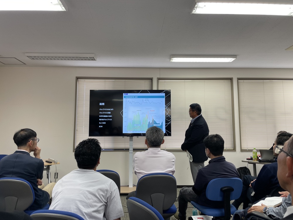 蓜島工業の蓜島社長