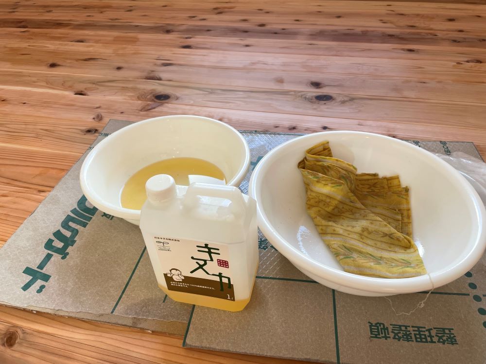 文蔵の家 さいたま市 キヌカを使った床のオイル塗装