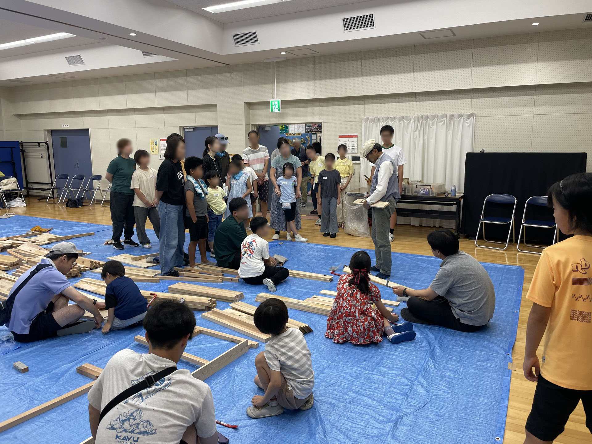 今年も夏休みの木工教室へ